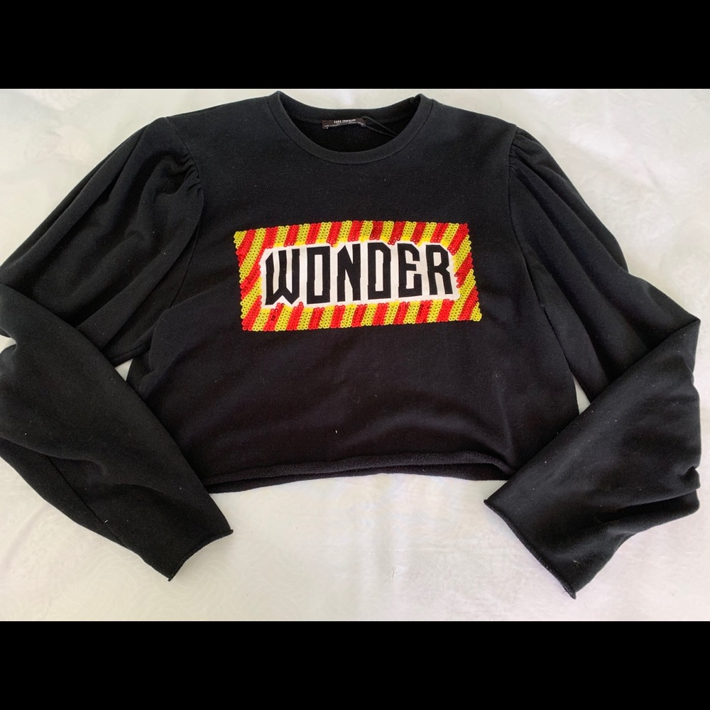 Cropped sweatshirt